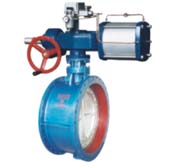 氣動(dòng)傳動(dòng)法蘭式軟密封蝶閥